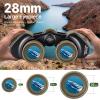 image20x50 High Power Binoculars for Bird Watching 28mm Large Eyepiece Life Waterproof Binoculars for Hunting Hiking Concert Travel with Smartphone Adapter BAK4 Prism FMC Lens BlackMud