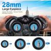 image20x50 High Power Binoculars for Bird Watching 28mm Large Eyepiece Life Waterproof Binoculars for Hunting Hiking Concert Travel with Smartphone Adapter BAK4 Prism FMC Lens BlackBlack