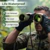 image20x50 High Power Binoculars for Bird Watching 28mm Large Eyepiece Life Waterproof Binoculars for Hunting Hiking Concert Travel with Smartphone Adapter BAK4 Prism FMC Lens BlackGreen