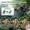 image20x50 High Power Binoculars for Bird Watching 28mm Large Eyepiece Life Waterproof Binoculars for Hunting Hiking Concert Travel with Smartphone Adapter BAK4 Prism FMC Lens BlackGreen