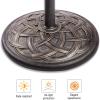 imageFREE SOLDIER 42lbs Umbrella Base 225Inch Classic Resin Patio Umbrella Stand Heavy Duty Outdoor Market Umbrella Holder
