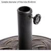 imageFREE SOLDIER 42lbs Umbrella Base 225Inch Classic Resin Patio Umbrella Stand Heavy Duty Outdoor Market Umbrella Holder
