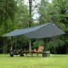 imageFREE SOLDIER Camping Tarp Waterproof Portable Multifunctional Outdoor Traveling Awning Backpacking Shelter Rain Tarp Bean Green 10105ftBlue Gray 10105ft