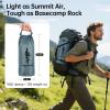 imageFREE SOLDIER Camping Tarp Waterproof Portable Multifunctional Outdoor Traveling Awning Backpacking Shelter Rain Tarp Bean Green 10105ftBlue Gray 10105ft