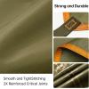 imageFREE SOLDIER Camping Tarp Waterproof Portable Multifunctional Outdoor Traveling Awning Backpacking Shelter Rain Tarp Bean Green 10105ftBrown 10105ft