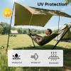 imageFREE SOLDIER Camping Tarp Waterproof Portable Multifunctional Outdoor Traveling Awning Backpacking Shelter Rain Tarp Bean Green 10105ftBrown 1313ft