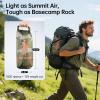 imageFREE SOLDIER Camping Tarp Waterproof Portable Multifunctional Outdoor Traveling Awning Backpacking Shelter Rain Tarp Bean Green 10105ftCamo 10105ft