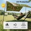 imageFREE SOLDIER Camping Tarp Waterproof Portable Multifunctional Outdoor Traveling Awning Backpacking Shelter Rain Tarp Bean Green 10105ftCamo 10105ft