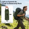imageFREE SOLDIER Camping Tarp Waterproof Portable Multifunctional Outdoor Traveling Awning Backpacking Shelter Rain Tarp Bean Green 10105ftDark Green 10105ft