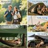 imageFREE SOLDIER Camping Tarp Waterproof Portable Multifunctional Outdoor Traveling Awning Backpacking Shelter Rain Tarp Bean Green 10105ftDark Green 1313ft