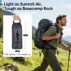 imageFREE SOLDIER Camping Tarp Waterproof Portable Multifunctional Outdoor Traveling Awning Backpacking Shelter Rain Tarp Bean Green 10105ftGray 10105ft