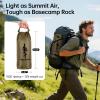 imageFREE SOLDIER Camping Tarp Waterproof Portable Multifunctional Outdoor Traveling Awning Backpacking Shelter Rain Tarp Bean Green 10105ftGreenish Brown 1012ft