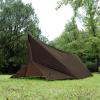 imageFREE SOLDIER Camping Tarp Waterproof Portable Multifunctional Outdoor Traveling Awning Backpacking Shelter Rain Tarp Bean Green 10105ftTaupe 10105ft