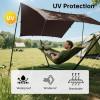 imageFREE SOLDIER Camping Tarp Waterproof Portable Multifunctional Outdoor Traveling Awning Backpacking Shelter Rain Tarp Bean Green 10105ftTaupe 10105ft