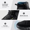 imageFREE SOLDIER Hiking Work Boots Mens Tactical Boots 6 Inches Waterproof Military Boots Outdoors Desert BootsBlack