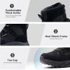 imageFREE SOLDIER Hiking Work Boots Mens Tactical Boots 6 Inches Waterproof Military Boots Outdoors Desert BootsClassic Black