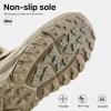 imageFREE SOLDIER Hiking Work Boots Mens Tactical Boots 6 Inches Waterproof Military Boots Outdoors Desert BootsClassic Tan