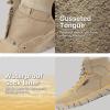 imageFREE SOLDIER Hiking Work Boots Mens Tactical Boots 6 Inches Waterproof Military Boots Outdoors Desert BootsTan