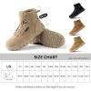 imageFREE SOLDIER Hiking Work Boots Mens Tactical Boots 6 Inches Waterproof Military Boots Outdoors Desert BootsTan