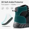 imageFREE SOLDIER Hiking Work Boots Womens Tactical Boots 6 Inches Lightweight Waterproof Military Boots Outdoors Desert BootsBlack