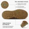 imageFREE SOLDIER Hiking Work Boots Womens Tactical Boots 6 Inches Lightweight Waterproof Military Boots Outdoors Desert BootsLight Brown