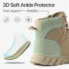 imageFREE SOLDIER Hiking Work Boots Womens Tactical Boots 6 Inches Lightweight Waterproof Military Boots Outdoors Desert BootsTan