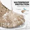 imageFREE SOLDIER Hiking Work Boots Womens Tactical Boots 6 Inches Lightweight Waterproof Military Boots Outdoors Desert BootsTan