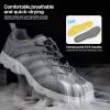 imageFREE SOLDIER Mens Hiking Shoes Summer Quick Dry Work Shoes for Water Trekking Tactical Boots Ventilated Ultra LightGrey