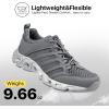 imageFREE SOLDIER Mens Hiking Shoes Summer Quick Dry Work Shoes for Water Trekking Tactical Boots Ventilated Ultra LightGrey