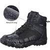 imageFREE SOLDIER Mens Hiking Work Boots 6 Inches Lightweight Tactical Combat Boots Black 10