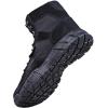 imageFREE SOLDIER Mens Hiking Work Boots Tactical Boots 6 Inches Lightweight Military Boots Breathable Desert Boots Black 125