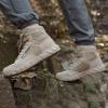 imageFREE SOLDIER Mens Hiking Work Boots Tactical Boots 6 Inches Lightweight Military Boots Breathable Desert Boots Tan 115