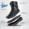imageFREE SOLDIER Mens Military Tactical Boots Waterproof Hiking Work Boots Durable Combat BootsBlack