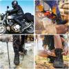 imageFREE SOLDIER Mens Military Tactical Boots Waterproof Hiking Work Boots Durable Combat BootsBlack