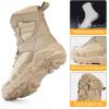 imageFREE SOLDIER Mens Military Tactical Boots Waterproof Hiking Work Boots Durable Combat BootsTan