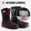 imageFREE SOLDIER Mens Snow Boots Insulated Waterproof Hiking Winter Shoes Nonslip Outdoor Ankle Cold Weather BootsDeep Black
