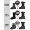 imageFREE SOLDIER Mens Snow Boots Insulated Waterproof Hiking Winter Shoes Nonslip Outdoor Ankle Cold Weather BootsDeep Black
