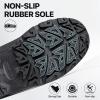 imageFREE SOLDIER Mens Snow Boots Insulated Waterproof Hiking Winter Shoes Nonslip Outdoor Ankle Cold Weather BootsDeep Grey