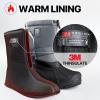 imageFREE SOLDIER Mens Snow Boots Insulated Waterproof Hiking Winter Shoes Nonslip Outdoor Ankle Cold Weather BootsGrey
