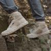 imageFREE SOLDIER Mens Summer Lightweight Breathable Desert Boots Tactical Boots 6 Inches with Thin Durable Fabric Tan 115