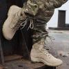 imageFREE SOLDIER Mens Tactical Boots 8 Inches Lightweight Combat Boots Durable Suede Leather Military Work Boot Desert BootBright Tan