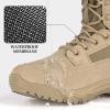 imageFREE SOLDIER Mens Tactical Boots 8 Inches Lightweight Combat Boots Durable Suede Leather Military Work Boot Desert BootDark Tan