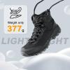 imageFREE SOLDIER Mens Tactical Hiking Boots Breathable Desert Boots Lightweight Work Military BootsBlack