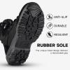 imageFREE SOLDIER Mens Tactical Hiking Boots Lightweight Comfortable Combat Work Boots 6 InchesBlack