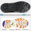 imageFREE SOLDIER Mens Waterproof Hiking Boots Mens Lightweight Outdoor Mid Trekking Climbing Boots for MenBlack