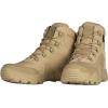 imageFREE SOLDIER Mens Waterproof Hiking Boots Tactical Work Boots Outdoor Lightweight Military BootsMid Tan