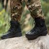 imageFREE SOLDIER Mens Waterproof Tactical Hiking Boots Military Work Boots Combat BootsWaterproof Black