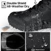 imageFREE SOLDIER Mens Waterproof Tactical Work Boots Lightweight Comfortable Combat Hiking BootsWaterproof Black