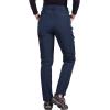 imageFREE SOLDIER Outdoor Womens Snow Ski Pants Soft Shell Fleece Lined Pants Water Resistant Camping Hiking Nylon Pants