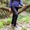 imageFREE SOLDIER Outdoor Womens Snow Ski Pants Soft Shell Fleece Lined Pants Water Resistant Camping Hiking Nylon Pants Black Color 28W30L